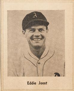1947 Sports Exchange Miniatures (W602) #NNO Eddie Joost Front