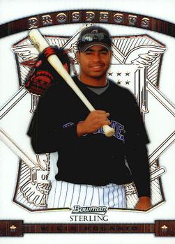 2009 Bowman Sterling - Prospects #BSP-WR Wilin Rosario Front