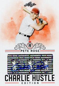 2020 Leaf Pete Rose Charlie Hustle Edition - Autographs #AU-02 Pete Rose Front