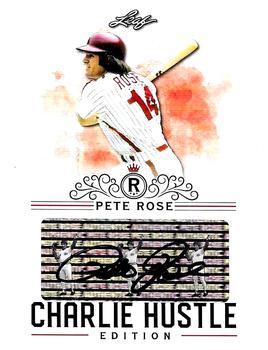2020 Leaf Pete Rose Charlie Hustle Edition - Autographs #AU-05 Pete Rose Front