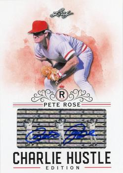 2020 Leaf Pete Rose Charlie Hustle Edition - Autographs #AU-06 Pete Rose Front