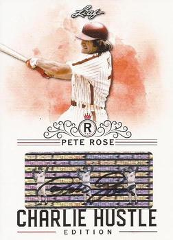 2020 Leaf Pete Rose Charlie Hustle Edition - Autographs #AU-10 Pete Rose Front