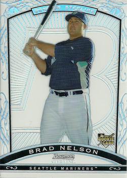 2009 Bowman Sterling - Refractors #BS-BN Brad Nelson Front