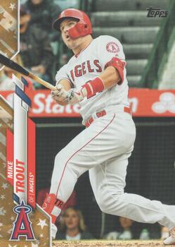 2020 Topps - Gold Star #1 Mike Trout Front