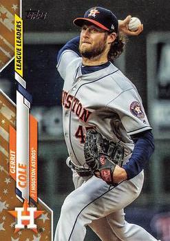 2020 Topps - Gold Star #2 Gerrit Cole Front