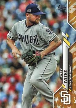 2020 Topps - Gold Star #25 Kirby Yates Front