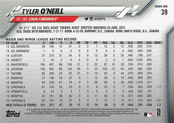 2020 Topps - Gold Star #39 Tyler O'Neill Back