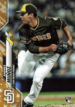 2020 Topps - Gold Star #56 Andres Muñoz Front