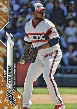 2020 Topps - Gold Star #93 Alex Colome Front