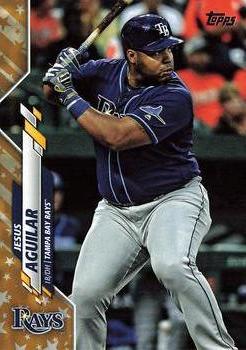 2020 Topps - Gold Star #98 Jesus Aguilar Front