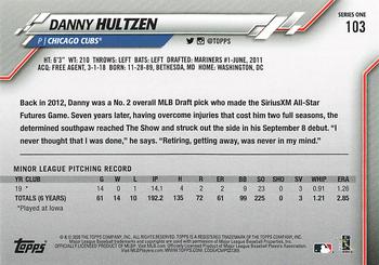 2020 Topps - Gold Star #103 Danny Hultzen Back