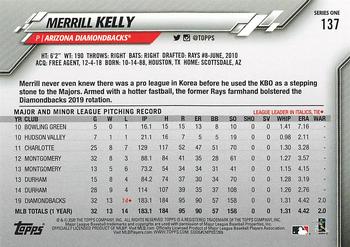 2020 Topps - Gold Star #137 Merrill Kelly Back