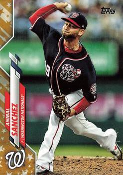 2020 Topps - Gold Star #193 Anibal Sanchez Front