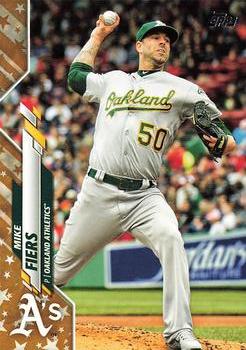 2020 Topps - Gold Star #212 Mike Fiers Front
