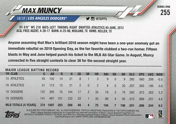 2020 Topps - Gold Star #255 Max Muncy Back