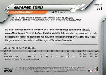 2020 Topps - Gold Star #264 Abraham Toro Back
