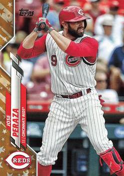 2020 Topps - Gold Star #287 Jose Peraza Front