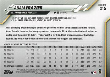 2020 Topps - Gold Star #315 Adam Frazier Back