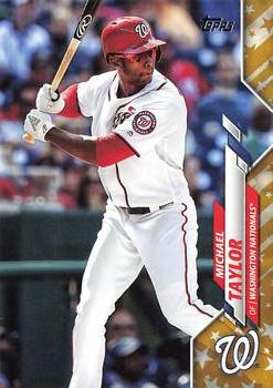 2020 Topps - Gold Star #581 Michael Taylor Front