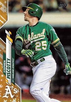 2020 Topps - Gold Star #593 Stephen Piscotty Front