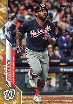 2020 Topps - Gold Star #655 Howie Kendrick Front