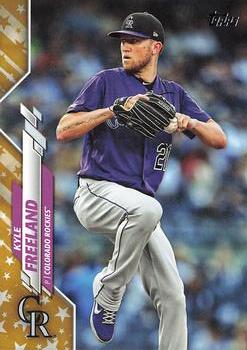 2020 Topps - Gold Star #666 Kyle Freeland Front