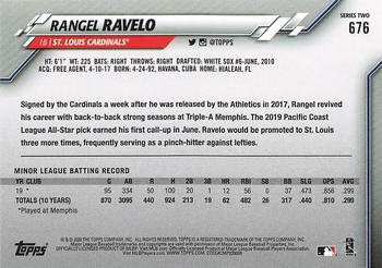 2020 Topps - Gold Star #676 Rangel Ravelo Back
