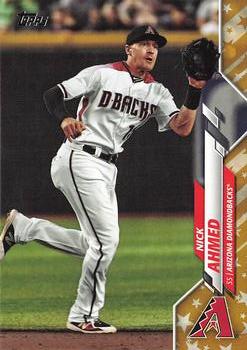 2020 Topps - Gold Star #680 Nick Ahmed Front