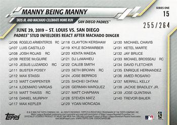 2020 Topps - Foilboard (Retail) #15 Manny Being Manny (Fernando Tatis Jr. / Manny Machado) Back