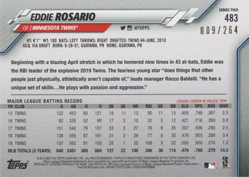 2020 Topps - Foilboard (Retail) #483 Eddie Rosario Back