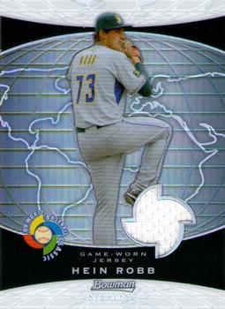 2009 Bowman Sterling - WBC Relics Refractors #BCR-HO Hein Robb Front