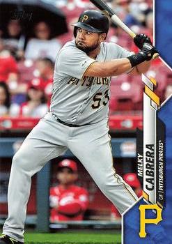 2020 Topps - Blue #313 Melky Cabrera Front