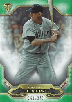 2020 Topps Triple Threads - Emerald #13 Ted Williams Front