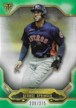 2020 Topps Triple Threads - Emerald #37 George Springer Front