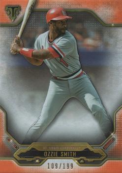 2020 Topps Triple Threads - Amber #87 Ozzie Smith Front