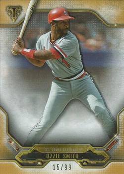 2020 Topps Triple Threads - Gold #87 Ozzie Smith Front