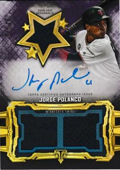 2020 Topps Triple Threads - Rookies and Future Phenoms Amethyst #RFPAR-JP Jorge Polanco Front