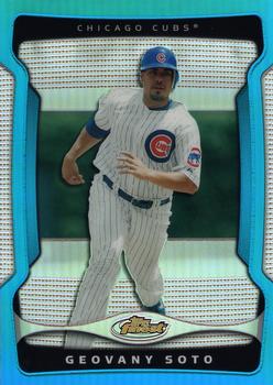 2009 Finest - Refractors Blue #120 Geovany Soto Front
