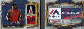 2020 Topps Triple Threads - All-Star Laundry Tag Book #ASJP-JP Jorge Polanco Front