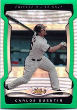 2009 Finest - Refractors Green #90 Carlos Quentin Front