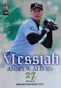 2019 BBM Orix Buffaloes - Messiah #M1 Andrew Albers Front