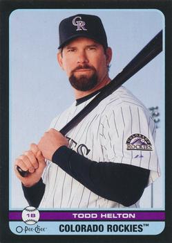 2009 O-Pee-Chee - Black #244 Todd Helton Front