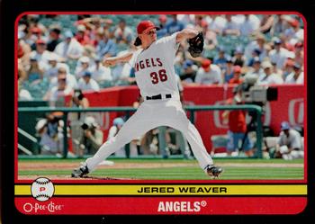 2009 O-Pee-Chee - Black #417 Jered Weaver Front