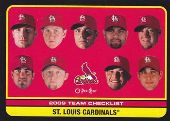2009 O-Pee-Chee - Black #509 St. Louis Cardinals Front
