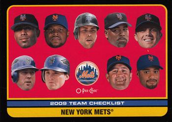 2009 O-Pee-Chee - Black #517 New York Mets Front