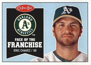 2009 O-Pee-Chee - Face of the Franchise #FF3 Eric Chavez Front