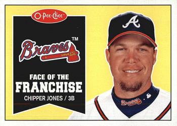 2009 O-Pee-Chee - Face of the Franchise #FF5 Chipper Jones Front