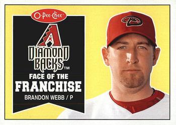 2009 O-Pee-Chee - Face of the Franchise #FF9 Brandon Webb Front