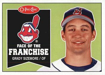 2009 O-Pee-Chee - Face of the Franchise #FF12 Grady Sizemore Front