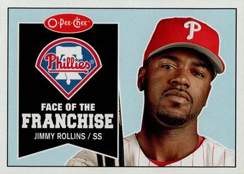 2009 O-Pee-Chee - Face of the Franchise #FF19 Jimmy Rollins Front